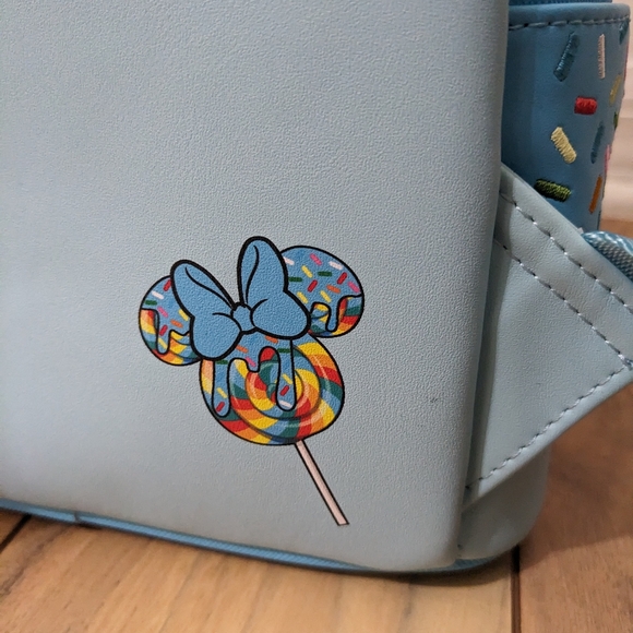 NWT! Loungefly Disney Minnie Mouse Lollipop And Sprinkles Mini Backpack - Picture 6 of 15